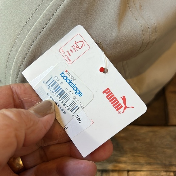 Puma Stretch Tan Baseball Hat NWT Size L/XL - Picture 4 of 10